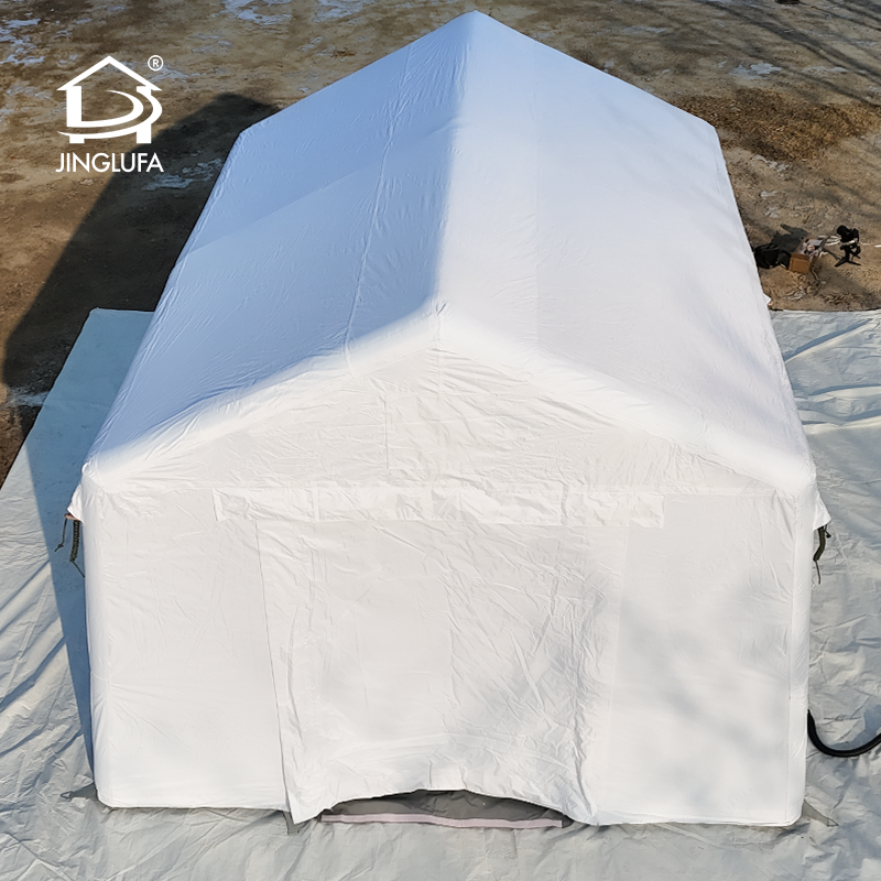 Inflar una tienda de campaña