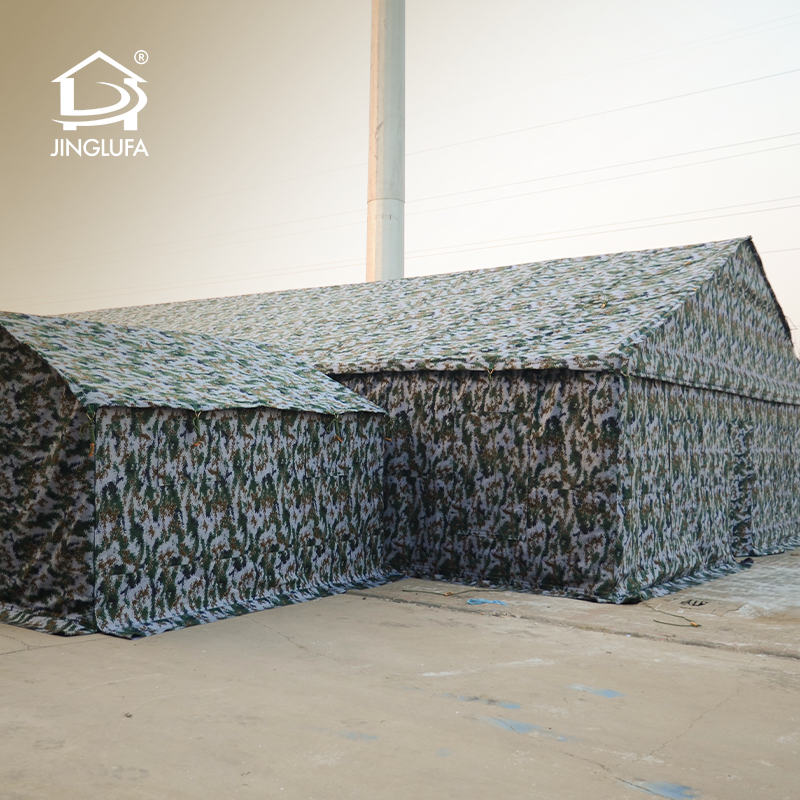 Tienda de campaña con marco de acero