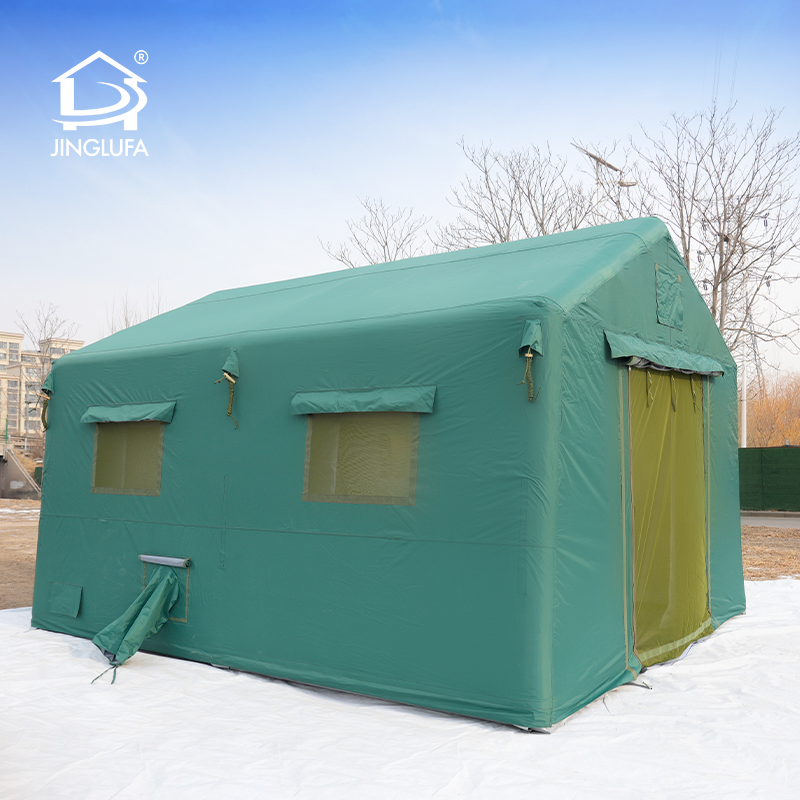 Tienda inflable para la central eléctrica