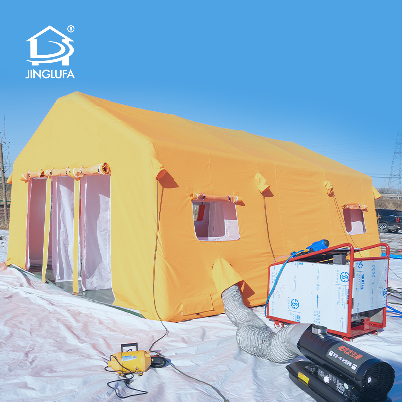 Tienda inflable de descontaminación pública