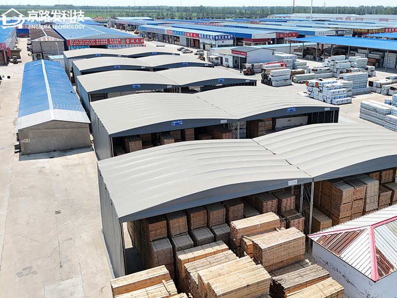 Tienda de almacenamiento retráctil